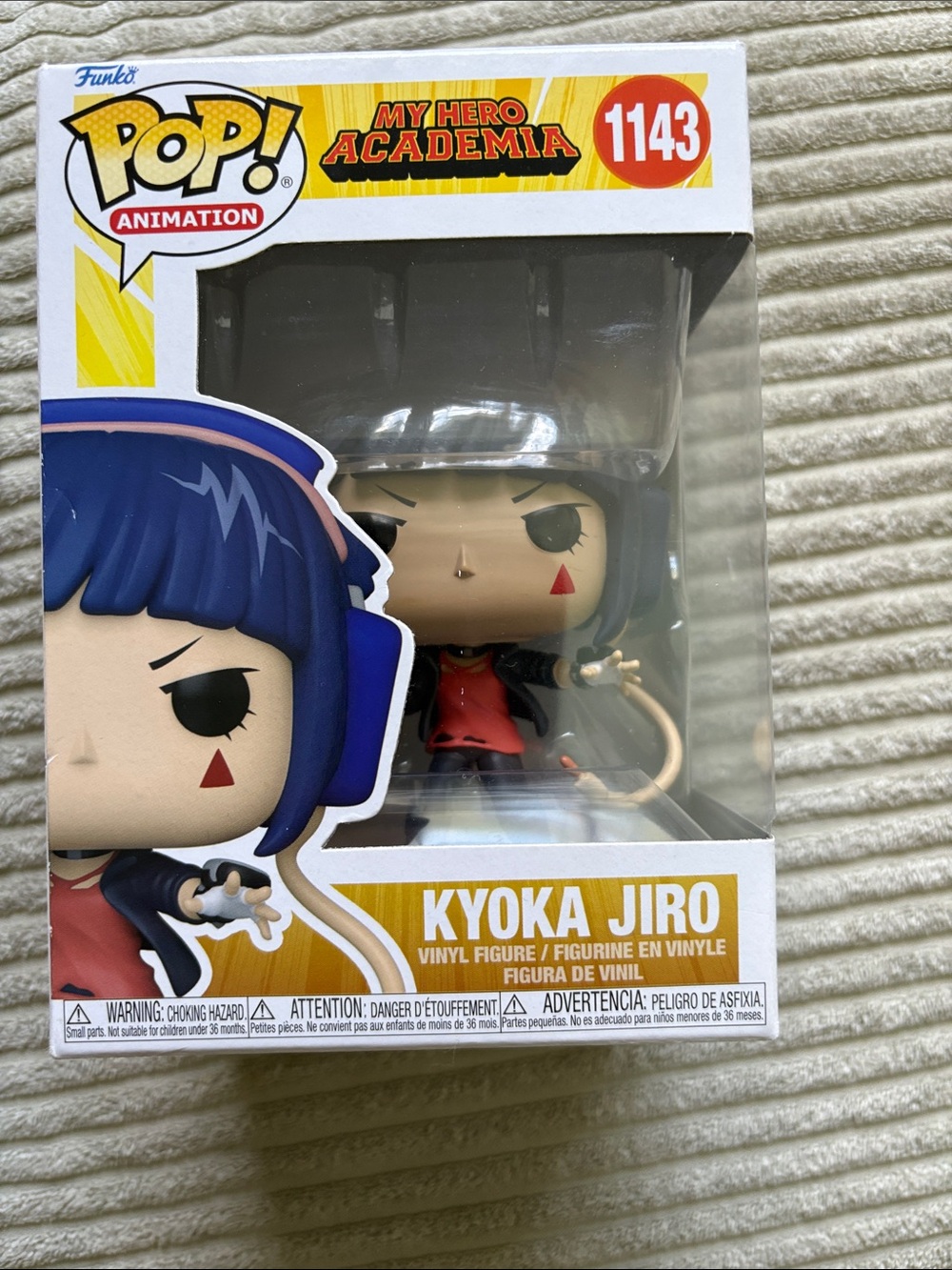 Funko Pop! Kyoka Jiro Vinyl Figure - Blue Hair, Red Outfit